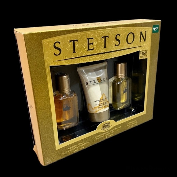 Stetson Grooming Stetson 3 Pc Gift Set New In Box Mens Fragrance